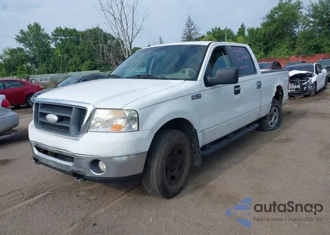2008 Ford F-150 Xlt z USA, uszkodzony, nr VIN 1FTPW14V78FC08376